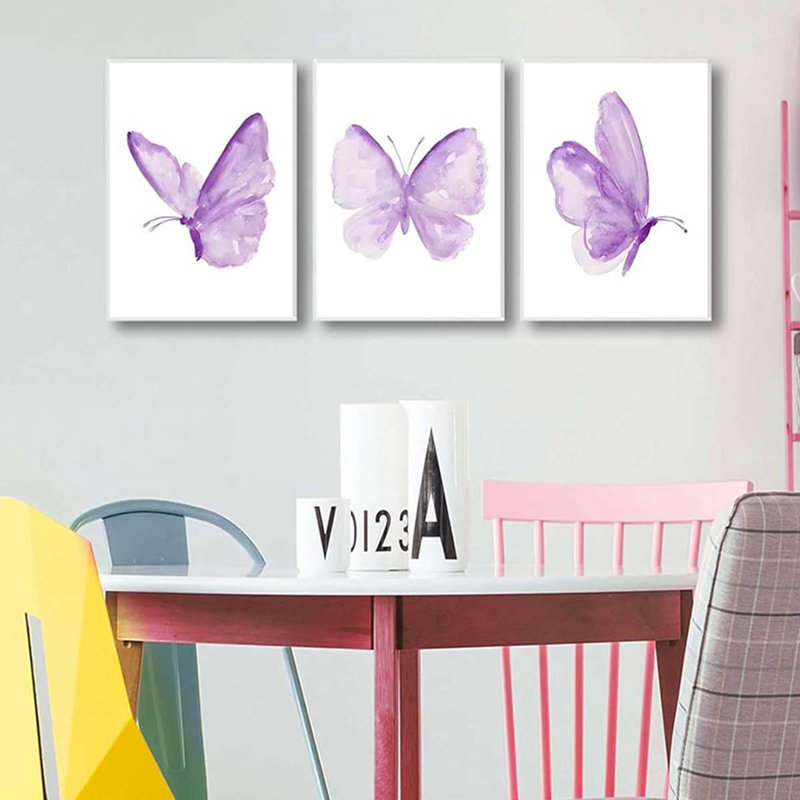 3 Piece Wrapped Canvas Print, 40 cm H x 90 cm W