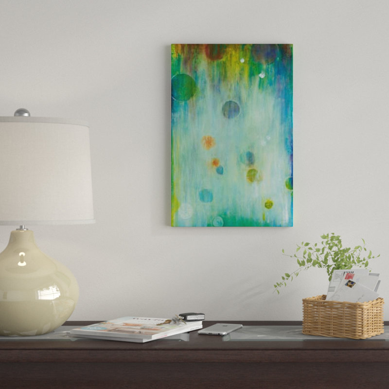 « souffled glass », impression sur toile, H 40 po x l 26 po x P 1,5 po, Pas de tapis, Toile tendue
