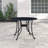 Algrid Round Metal Outdoor Dining Table With Umbrella Hole , in. W in. D-237825986