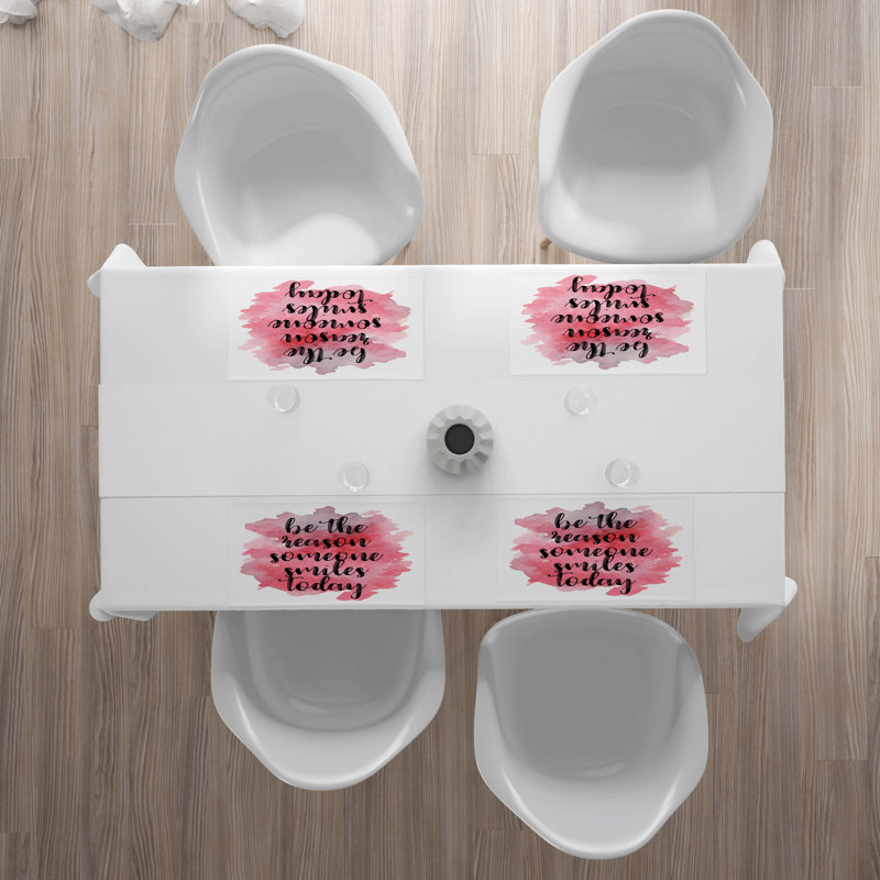 Polyester Abstract Rectangle Placemat