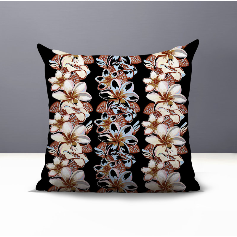 Coussin Koo, Noir, Carré 15 po