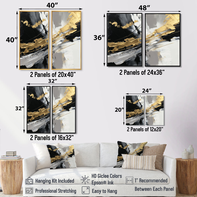 Mystery Awakening II - art mural moderne bleu, H 40 po x l 40 po, Impression encadrée flottante, White