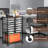 Rolling File Cart 14 Slots Desk File Sorter