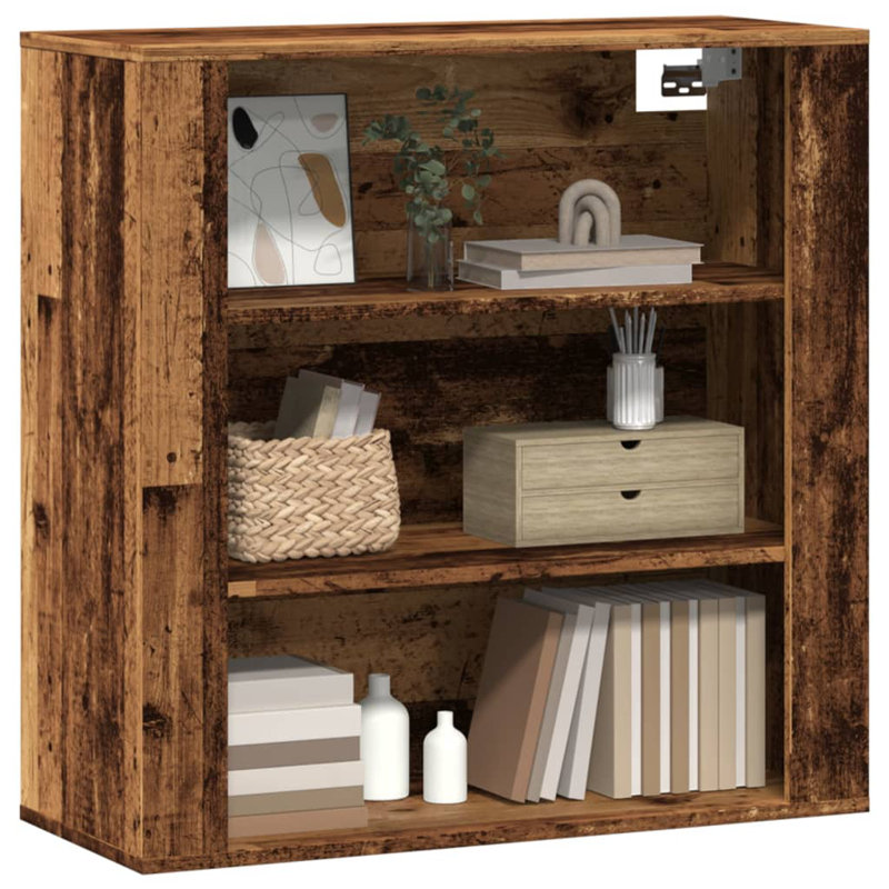 Alpen Home Wall Cabinet 80X33x80 Cm Engineered Wood, Old Wood