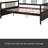 Full Size Daybed With Support Legs-20079551
