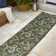 Maribel Traditional Classic All-Over Scroll Green/Cream Indoor/Outdoor Rug