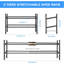 2 Pair Shoe Rack