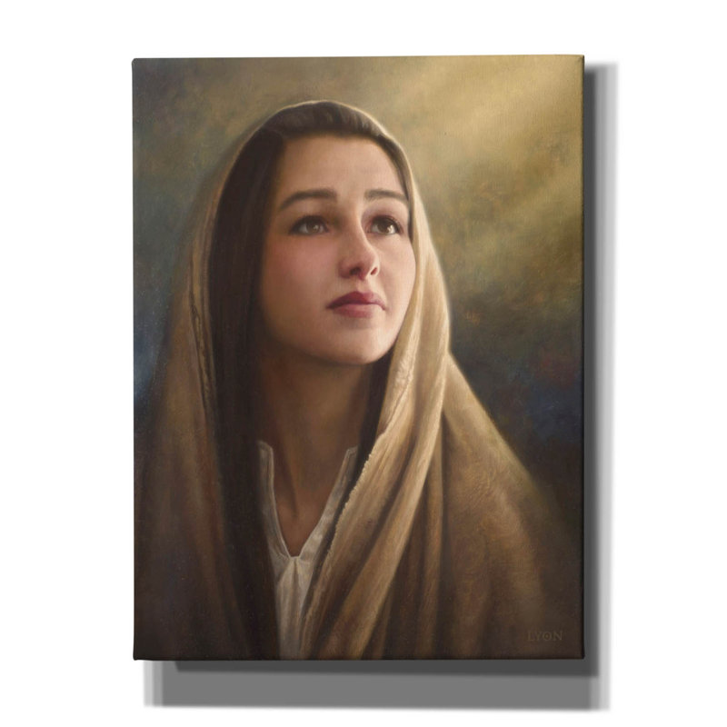 «Blessed Art Thou» par Howard Lyon, L 12 po x H 16 po x P 0,75 po