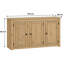 134 cm W Pine Solid Wood Sideboard