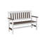 Berlin Gardens Regular Top With White Base Garden Bench-1806035437-1806035430