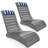HDPE Patio Chaise Lounge, Waterproof Ergonomic Design with 3-Position Adjustable & Headrest, for Pool, Deck & Beach-249835301
