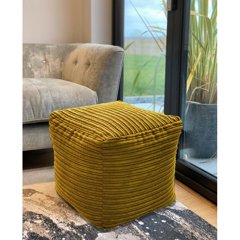 Keanan Accent Stool, Mustard