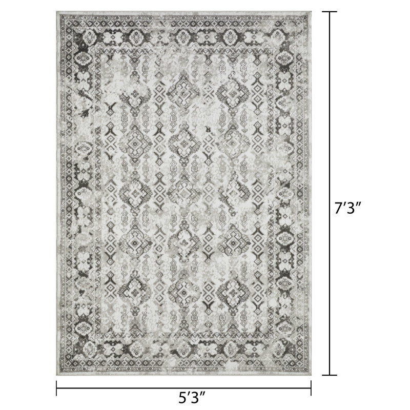 Raghdah Oriental Indoor Rug, Rectangle 5'3" x 7'3"