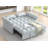 Multi-functional Sofas Bed with Pull-out Bed,Loveseats Adjsutable Back