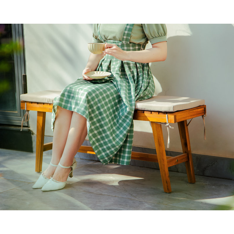 Solid Wood Acacia Outdoor Bench
