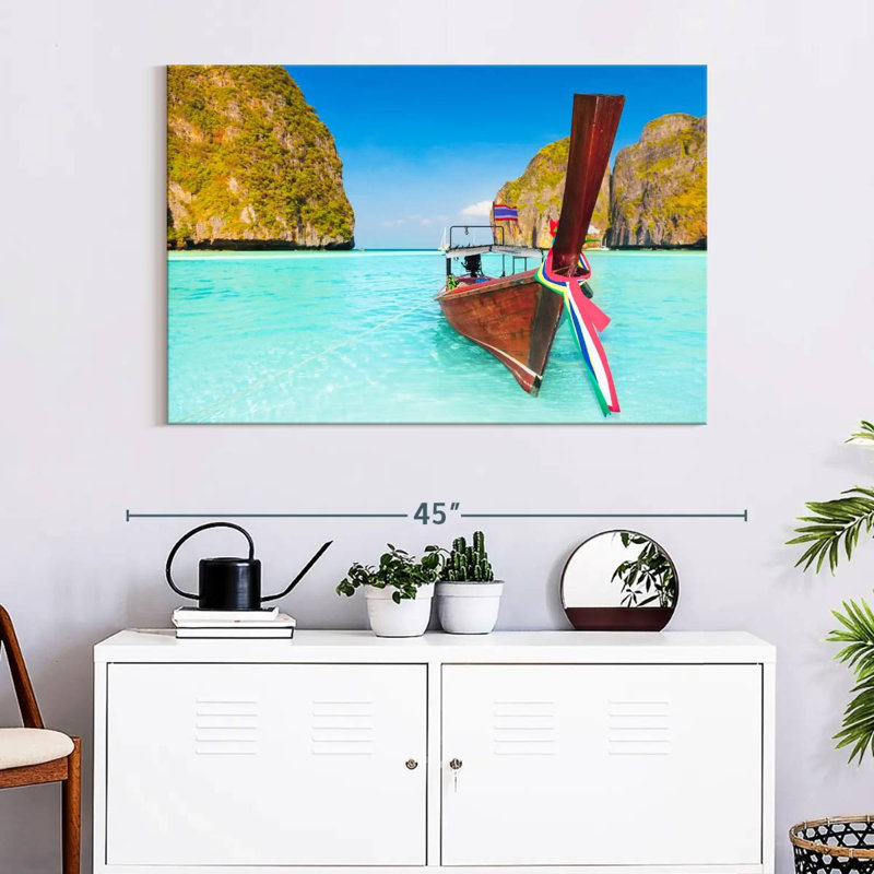 Rorry Maya Bay Boat, 26" H x 39" W