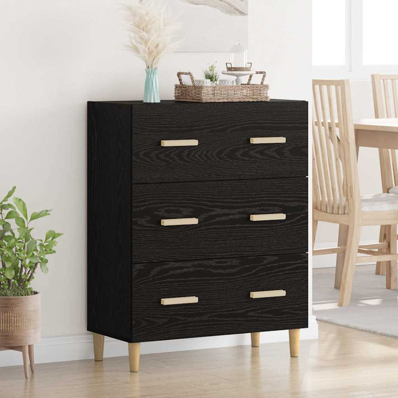 Accent Cabinet, Black Oak