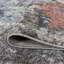 Tapis bleu marine / beige / gris à motif abstrait Sascha-2136736789