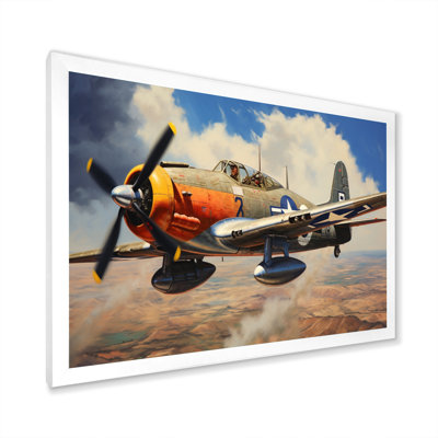 " P51B Plane Skyline II "