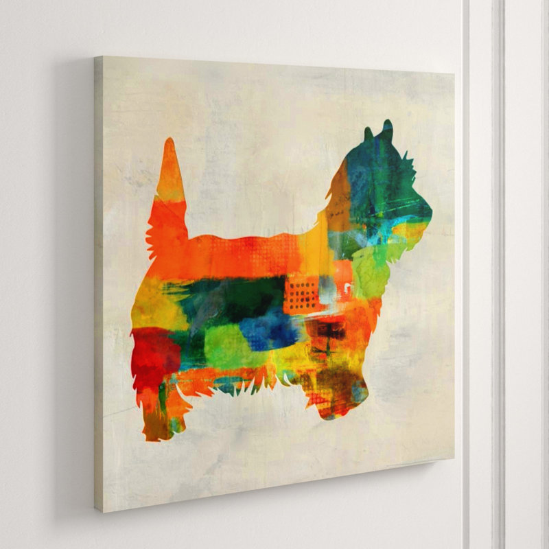 Colorful Hiking II Print by Isabella Burton, Glass Coat, 30" H x 30" W x 1.5" D