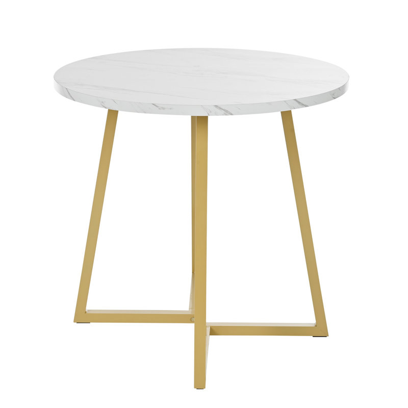 Metal Base Dining Table