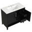 Meuble-lavabo simple 36 po avec plateau en céramique Gerhart