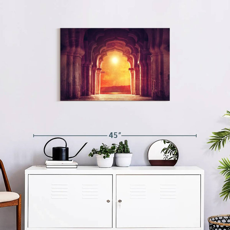 Adella Hindu Temple Arch, 20" H x 30" W