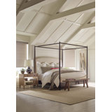 Carrington Poster Upholstered Canopy Bed