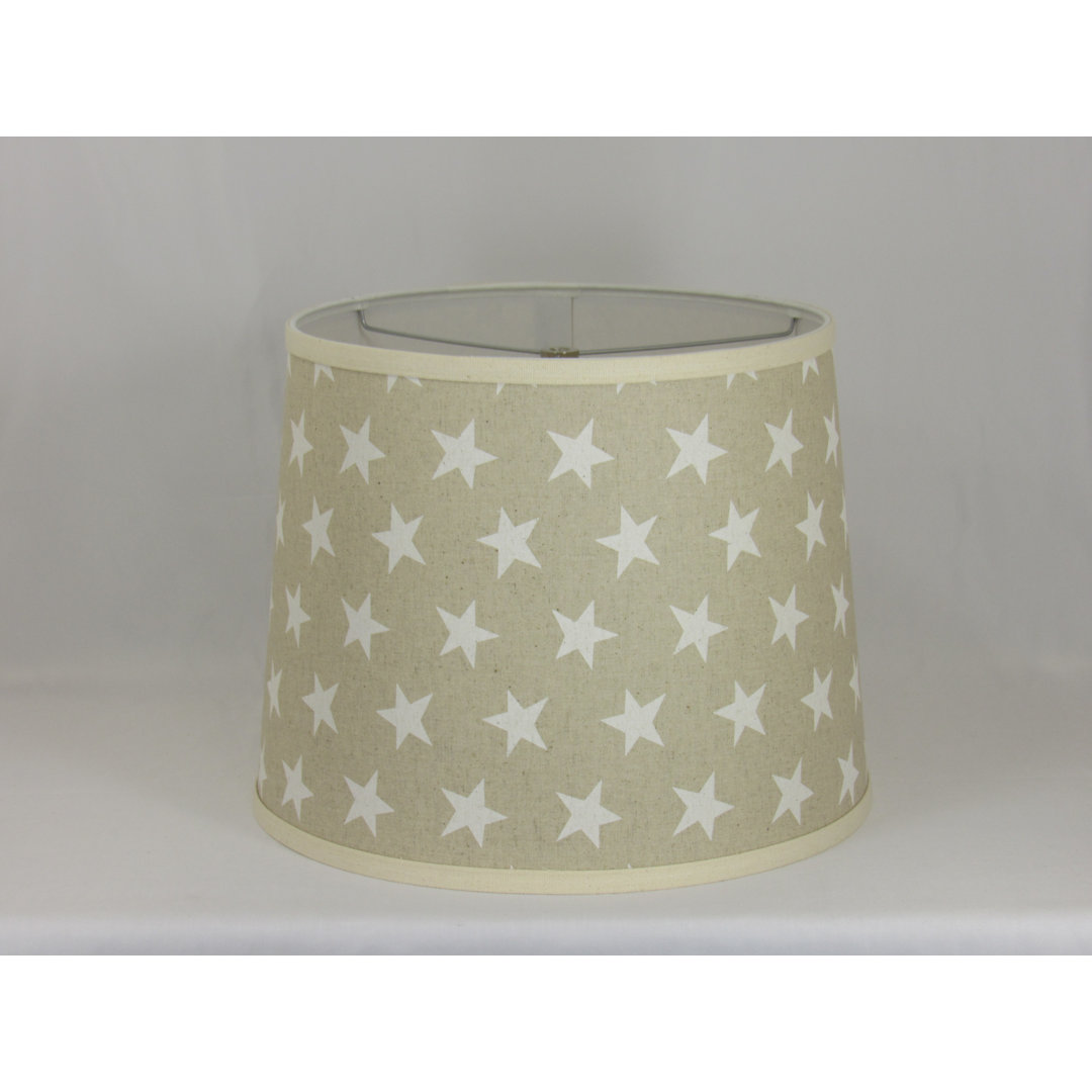 Cotton Drum Lamp Shade ( Spider ) in Tan Red Barrel Studio®