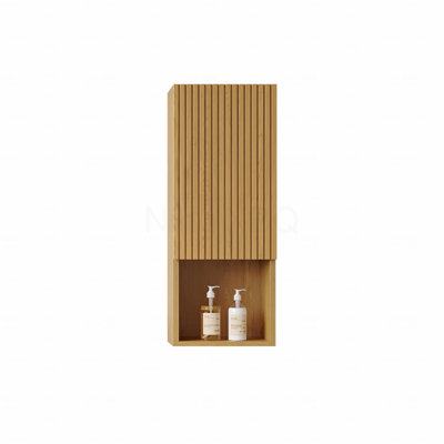 35" Tall Bathroom Wall-Mounted Cabinet, Narrow Storage Cabinet With Door And Shelves, Suitable For Small Spaces