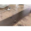 Heavy Industry Solid Wood Top Metal Base Dining Table