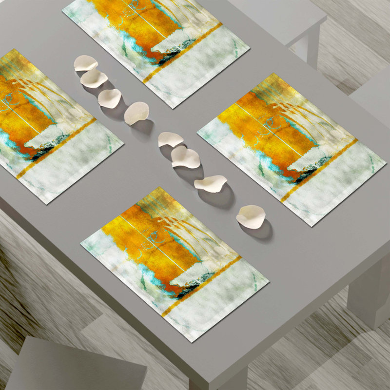 Napperon abstrait en polyester