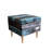 Altes Holz 55cm Wide Square Striped Ottoman with Storage