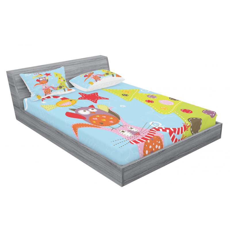 Microfiber Sheet Set, Queen Sheet Set with Fitted Sheet