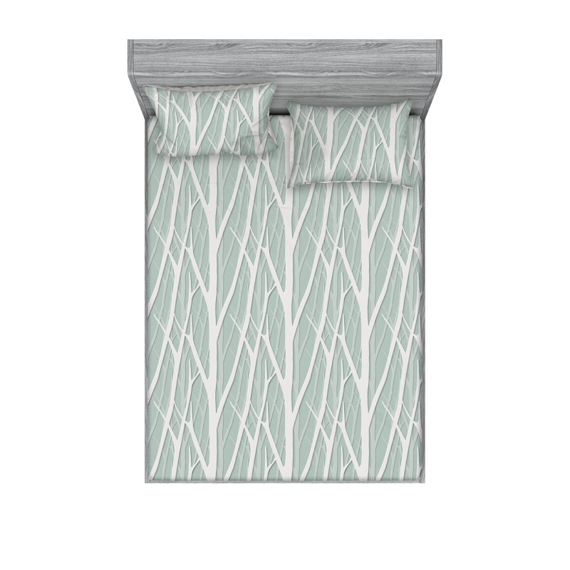 Drap-housse et taie décorative Ambesonne, Ensemble de draps très grand californien avec 2 t