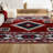 Herdis Medallion Southwestern Red/Navy/Cream Rug-2049596750