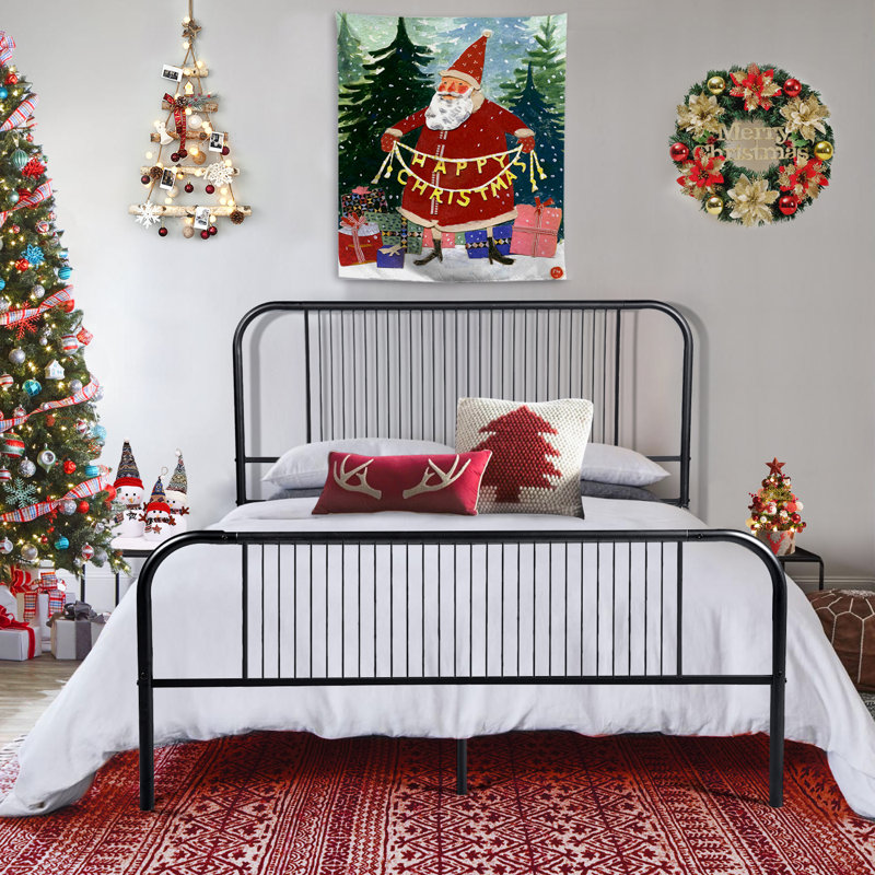 Haygazun Bed, Double (4'6), Black