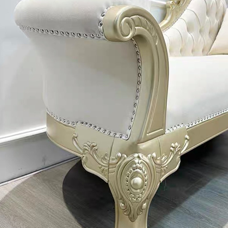 Méridienne légère en flanelle de style luxueux, Right Hand Facing