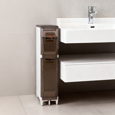 Plastic / Acrylic Freestanding Bathroom Cabinet