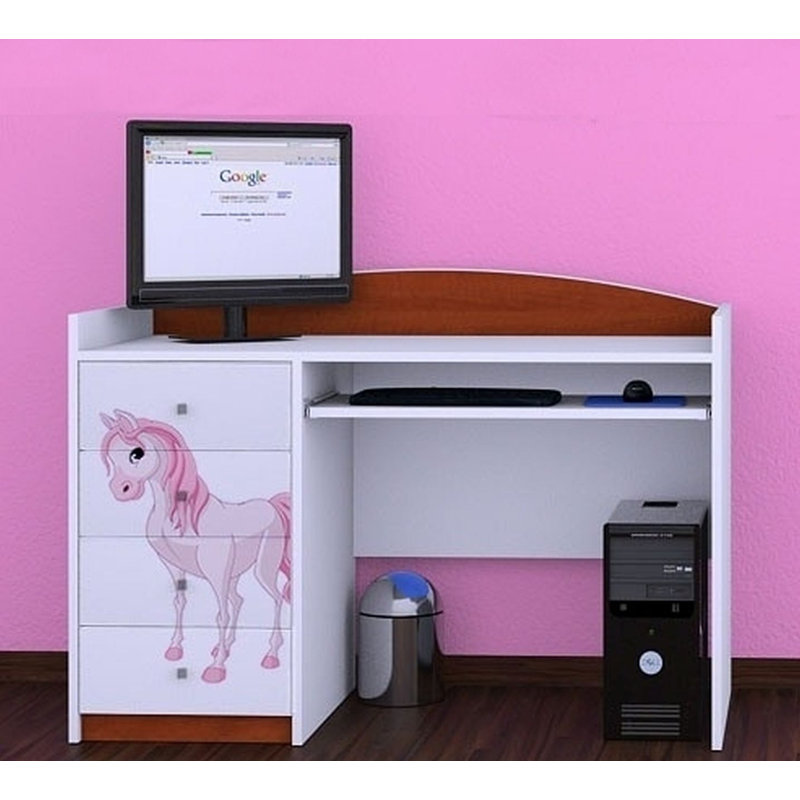 Mortimer 125cm Computer Desk, Brown