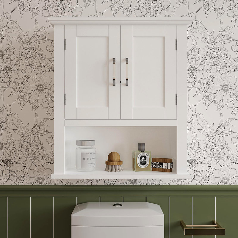 Guadaloue Bathroom Cabinet, White