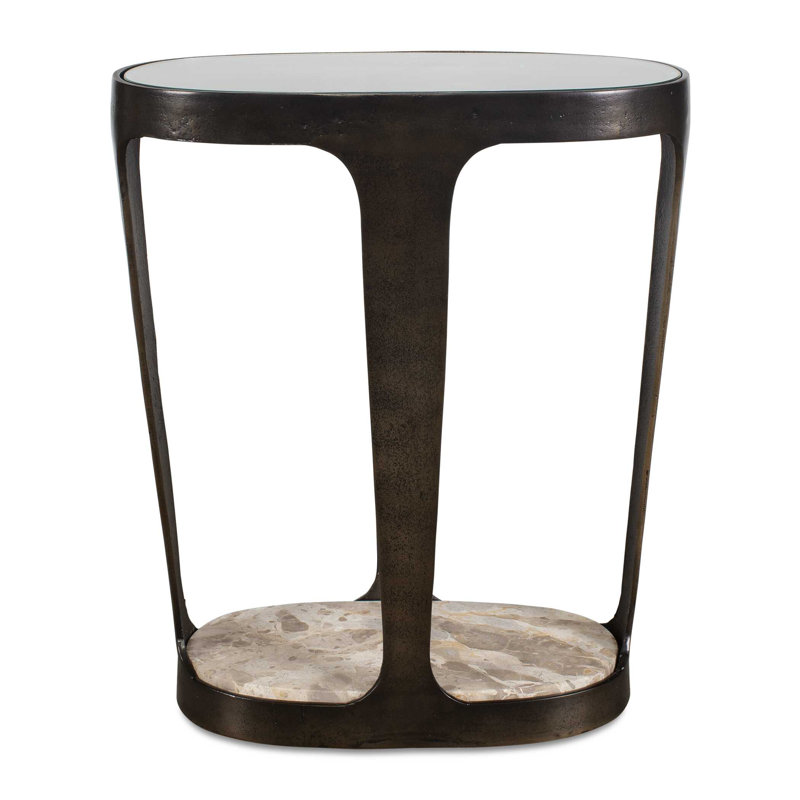 Uttermost Coronado Dark Bronze Accent Table
