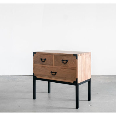Kobe Solid Walnut Nightstand