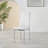 Edward Wood Effect Pedestal Dining Table Set with Luxury Faux Leather Dining Chairs-642349236-642349226