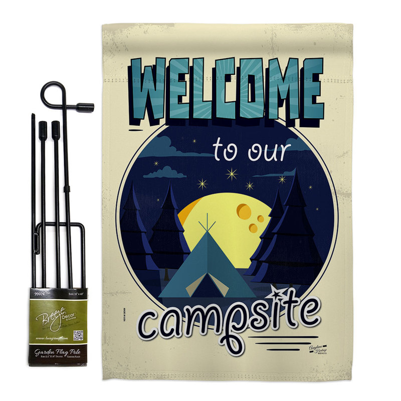 Ensemble de drapeaux 18,5 po x 13 po Welcome