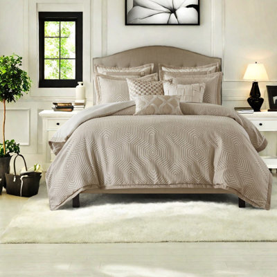Ensembles de literie pour grand lit de qualité supérieure, jacquard de polyester confort moderne pour la maison