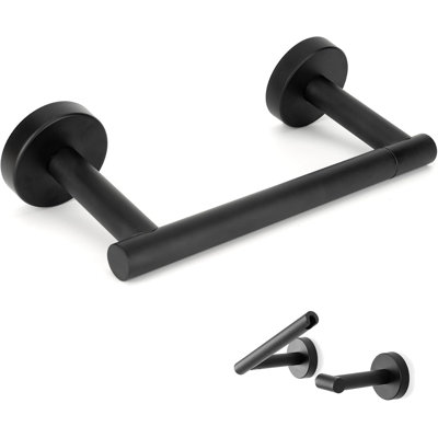 Toilet Paper Holder Wall Mount, Double Post Pivoting Design, SUS 304 Stainless Steel, Rust-Resistant, Easy Installation For Bathroom, RV, Horizontal Or Vertical Mount