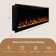 Aerus Recessed or Wall Mounted Electric Fireplace, Alexa or Google Home Compatible, Logs & Crystals, Remote Control