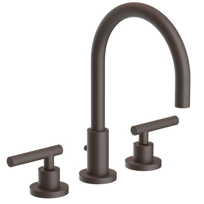 East Linear Widespread Bathroom Faucet with Drain Assembly