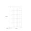 Paterson 176.3cm H x 107.2cm W Cube Bookcase-37216019